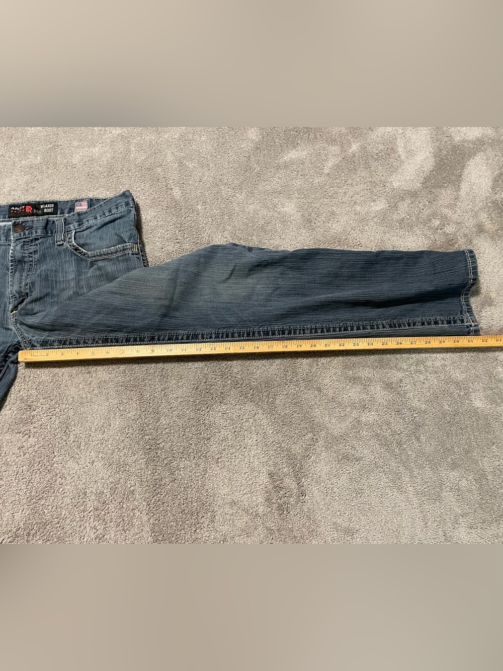 Ariat FR M4 Relaxed Boot Cut Jeans Mens 34x32 CAT 2 Resistant Stretch Work - Picture 11 of 16